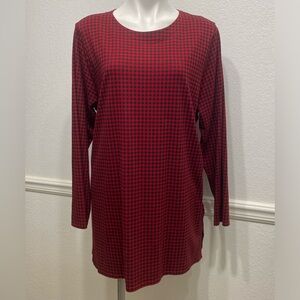 J.JILL Luxe Supima Forward Seam Tunic, Quiet Luxury Preppy, Brunch, Event, Sz XL